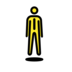 Person In Suit Levitating Emoji Copy Paste ― 🕴️ - openmoji