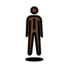 Person In Suit Levitating: Dark Skin Tone Emoji Copy Paste ― 🕴🏿 - openmoji