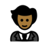 Person In Tuxedo: Medium-dark Skin Tone Emoji Copy Paste ― 🤵🏾 - openmoji