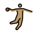 Person Playing Handball: Medium Skin Tone Emoji Copy Paste ― 🤾🏽 - openmoji