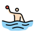 Person Playing Water Polo: Light Skin Tone Emoji Copy Paste ― 🤽🏻 - openmoji