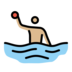Person Playing Water Polo: Medium-light Skin Tone Emoji Copy Paste ― 🤽🏼 - openmoji