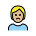 Person Pouting: Medium-light Skin Tone Emoji Copy Paste ― 🙎🏼 - openmoji
