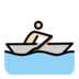 Person Rowing Boat: Light Skin Tone Emoji Copy Paste ― 🚣🏻 - openmoji