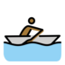 Person Rowing Boat: Medium-dark Skin Tone Emoji Copy Paste ― 🚣🏾 - openmoji