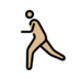 Person Running: Medium-light Skin Tone Emoji Copy Paste ― 🏃🏼 - openmoji