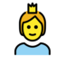 Person With Crown Emoji Copy Paste ― 🫅 - openmoji