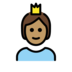 Person With Crown: Medium Skin Tone Emoji Copy Paste ― 🫅🏽 - openmoji
