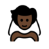 Person With Veil: Dark Skin Tone Emoji Copy Paste ― 👰🏿 - openmoji