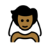 Person With Veil: Medium-dark Skin Tone Emoji Copy Paste ― 👰🏾 - openmoji