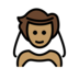Person With Veil: Medium Skin Tone Emoji Copy Paste ― 👰🏽 - openmoji