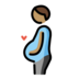 Pregnant Man: Medium Skin Tone Emoji Copy Paste ― 🫃🏽 - openmoji