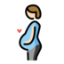 Pregnant Person: Light Skin Tone Emoji Copy Paste ― 🫄🏻 - openmoji