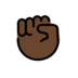 Raised Fist: Dark Skin Tone Emoji Copy Paste ― ✊🏿 - openmoji