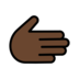 Rightwards Hand: Dark Skin Tone Emoji Copy Paste ― 🫱🏿 - openmoji