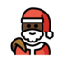 Santa Claus: Dark Skin Tone Emoji Copy Paste ― 🎅🏿 - openmoji