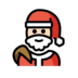 Santa Claus: Light Skin Tone Emoji Copy Paste ― 🎅🏻 - openmoji