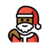 Santa Claus: Medium-dark Skin Tone Emoji Copy Paste ― 🎅🏾 - openmoji