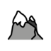 Snow-capped Mountain Emoji Copy Paste ― 🏔️ - openmoji