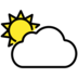 Sun Behind Large Cloud Emoji Copy Paste ― 🌥️ - openmoji