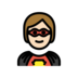 Superhero: Light Skin Tone Emoji Copy Paste ― 🦸🏻 - openmoji
