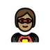 Superhero: Medium Skin Tone Emoji Copy Paste ― 🦸🏽 - openmoji
