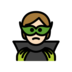 Supervillain: Light Skin Tone Emoji Copy Paste ― 🦹🏻 - openmoji