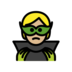 Supervillain: Medium-light Skin Tone Emoji Copy Paste ― 🦹🏼 - openmoji