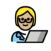 Technologist: Medium-light Skin Tone Emoji Copy Paste ― 🧑🏼‍💻 - openmoji