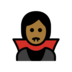 Vampire: Medium-dark Skin Tone Emoji Copy Paste ― 🧛🏾 - openmoji