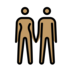 Woman And Man Holding Hands: Medium Skin Tone Emoji Copy Paste ― 👫🏽 - openmoji