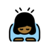 Woman Bowing: Medium-dark Skin Tone Emoji Copy Paste ― 🙇🏾‍♀ - openmoji