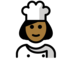 Woman Cook: Medium-dark Skin Tone Emoji Copy Paste ― 👩🏾‍🍳 - openmoji