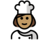 Woman Cook: Medium Skin Tone Emoji Copy Paste ― 👩🏽‍🍳 - openmoji