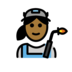 Woman Factory Worker: Medium-dark Skin Tone Emoji Copy Paste ― 👩🏾‍🏭 - openmoji