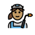 Woman Factory Worker: Medium Skin Tone Emoji Copy Paste ― 👩🏽‍🏭 - openmoji