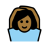Woman Gesturing OK: Medium-dark Skin Tone Emoji Copy Paste ― 🙆🏾‍♀ - openmoji