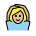Woman Gesturing OK: Medium-light Skin Tone Emoji Copy Paste ― 🙆🏼‍♀ - openmoji