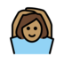 Woman Gesturing OK: Medium Skin Tone Emoji Copy Paste ― 🙆🏽‍♀ - openmoji