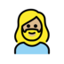 Woman: Medium-light Skin Tone, Beard Emoji Copy Paste ― 🧔🏼‍♀ - openmoji