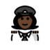 Woman Pilot: Dark Skin Tone Emoji Copy Paste ― 👩🏿‍✈ - openmoji