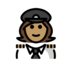 Woman Pilot: Medium Skin Tone Emoji Copy Paste ― 👩🏽‍✈ - openmoji