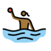 Woman Playing Water Polo: Medium-dark Skin Tone Emoji Copy Paste ― 🤽🏾‍♀ - openmoji