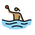 Woman Playing Water Polo: Medium Skin Tone Emoji Copy Paste ― 🤽🏽‍♀ - openmoji