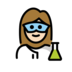 Woman Scientist: Light Skin Tone Emoji Copy Paste ― 👩🏻‍🔬 - openmoji