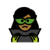 Woman Supervillain: Medium-dark Skin Tone Emoji Copy Paste ― 🦹🏾‍♀ - openmoji