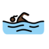 Woman Swimming: Dark Skin Tone Emoji Copy Paste ― 🏊🏿‍♀ - openmoji