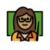 Woman Teacher: Medium Skin Tone Emoji Copy Paste ― 👩🏽‍🏫 - openmoji