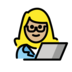 Woman Technologist: Medium-light Skin Tone Emoji Copy Paste ― 👩🏼‍💻 - openmoji