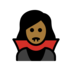 Woman Vampire: Medium-dark Skin Tone Emoji Copy Paste ― 🧛🏾‍♀ - openmoji